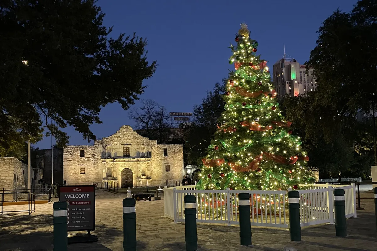 Christmas in the Plaza at the Alamo — official source image