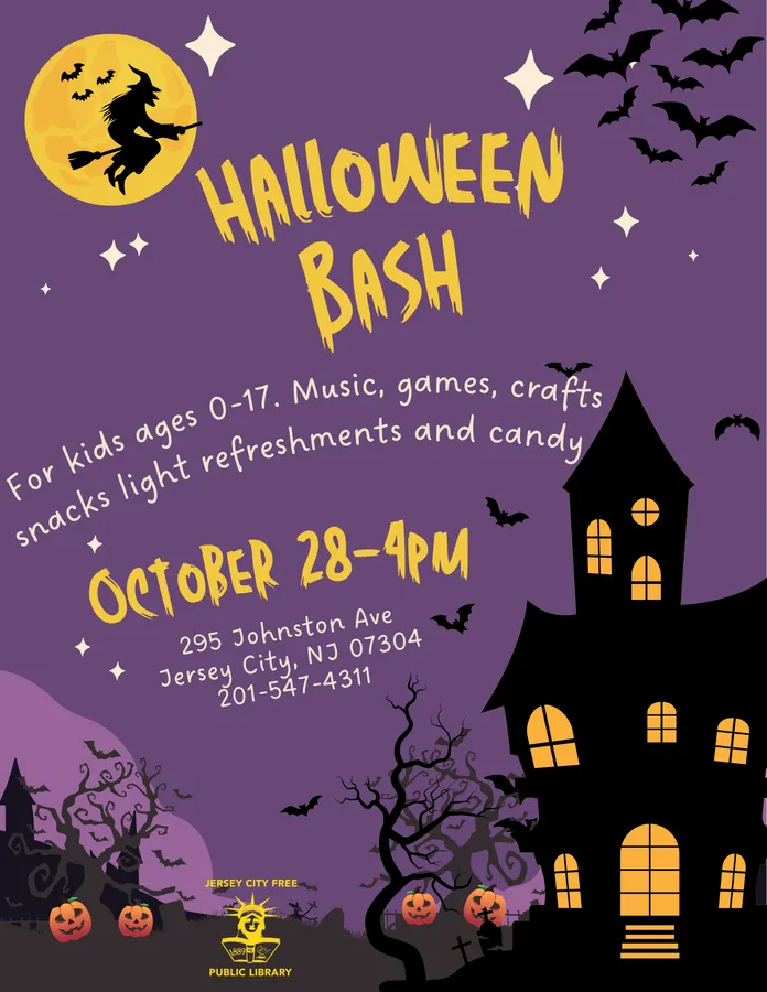 Halloween Bash for Kids — Communipaw Branch — official source image
