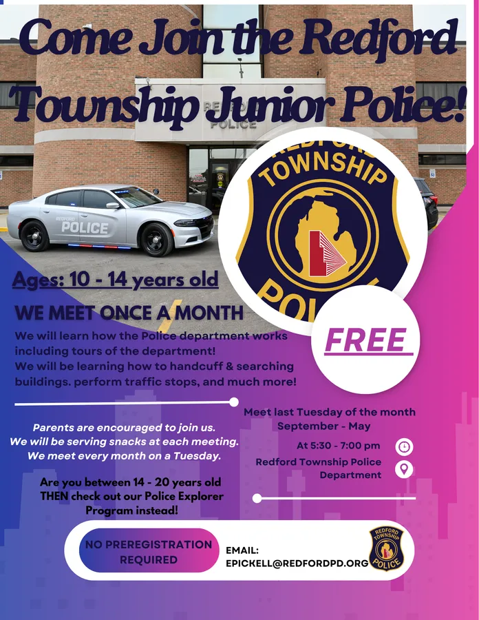 Redford Township Junior Police Program (Ages 10-14) — program image