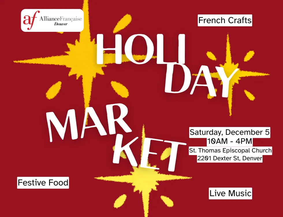 Alliance Française Holiday Market 2026 — official source image