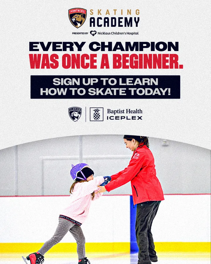 Panthers Skating Academy Learn to Skate — Baptist Health IcePlex — program image