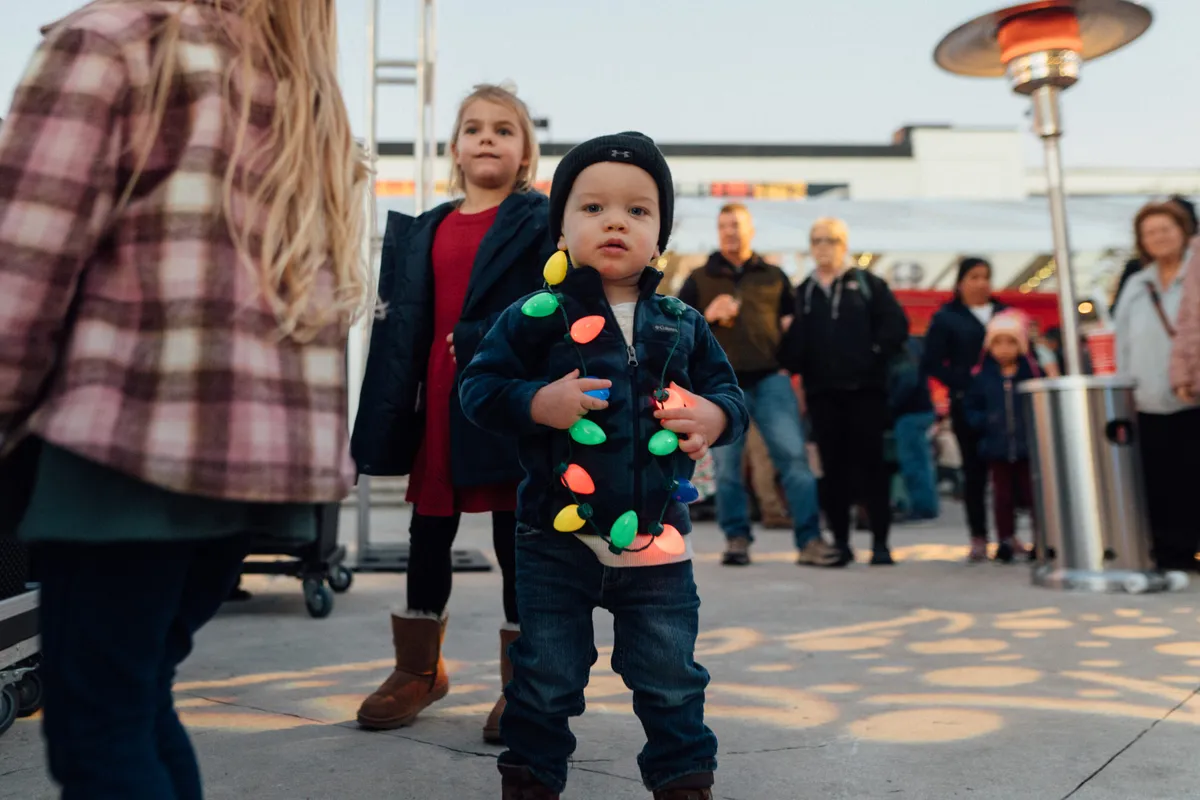 Light Up the Levee — Tree Lighting, Santa and Fireworks — official source image