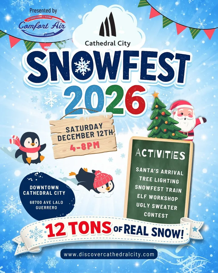 Snowfest 2026 — Downtown Cathedral City — official source image