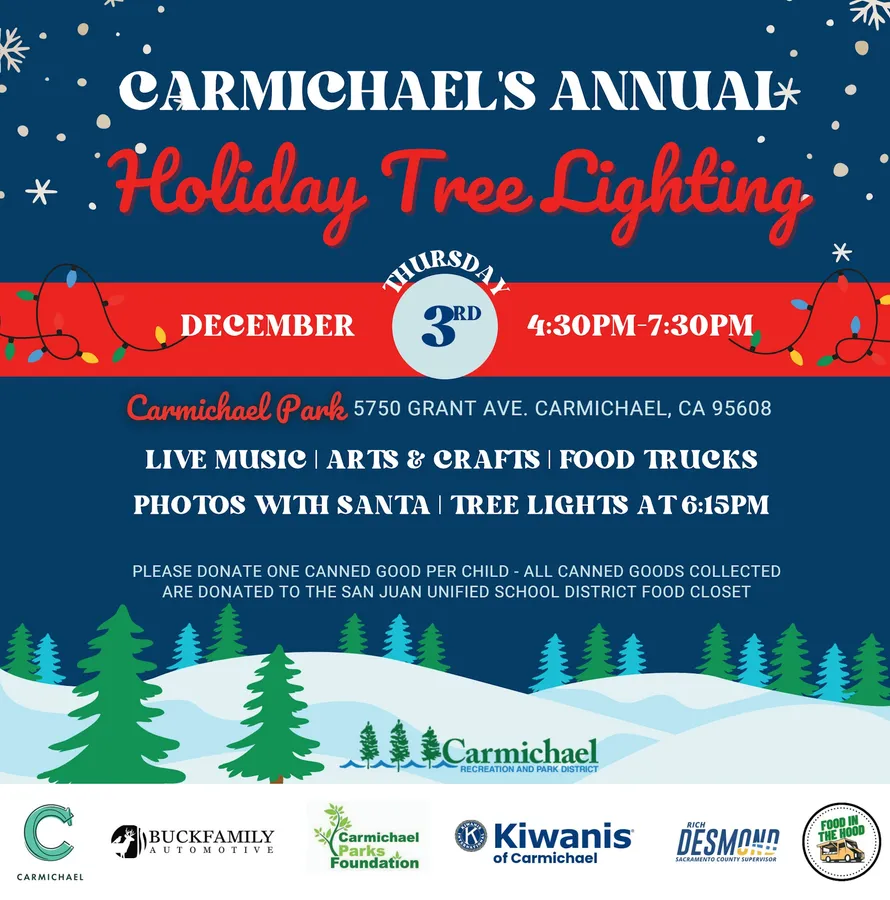 Carmichael Holiday Tree Lighting — official source image