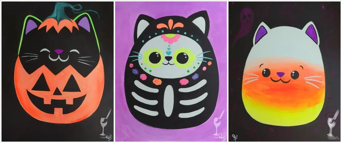 Family Day! Halloween Squishy Kitties — official source image