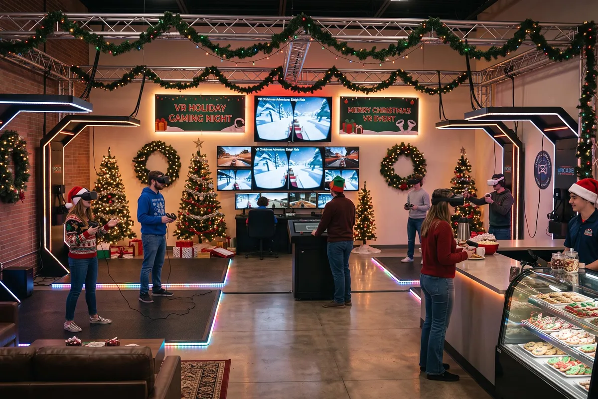 XRVR's Winter VR Arena at ChristmasVille — official source image
