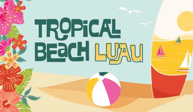 T.G.I.F. Skate: Beach Party Luau at Centennial Ice Rinks — Wilmette — official source image