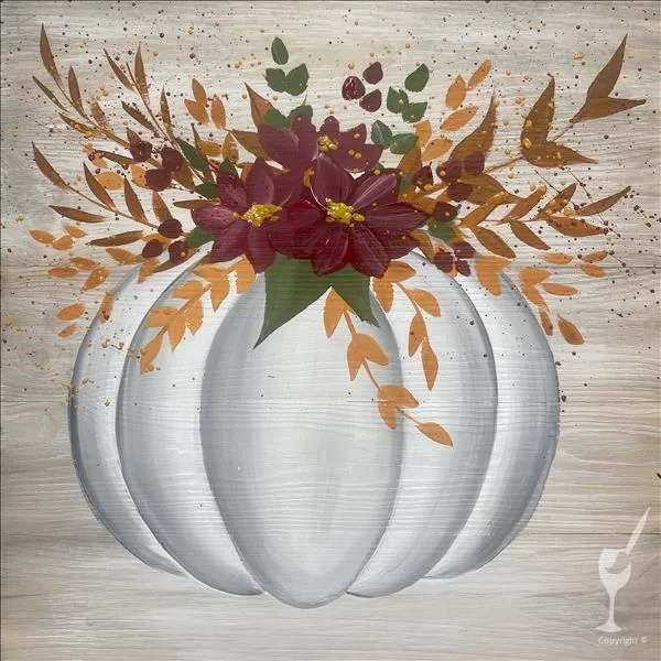 *BOGO 50% OFF!* MATINEE NEW ART - Floral Pumpkin — official source image