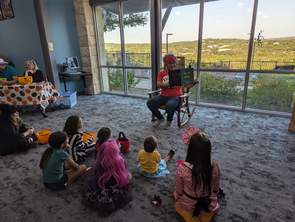 Trick or Treat at the Mammen Library — official source image