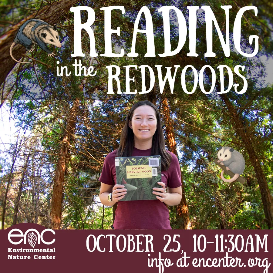 Reading in the Redwoods (Environmental Nature Center) — official source image