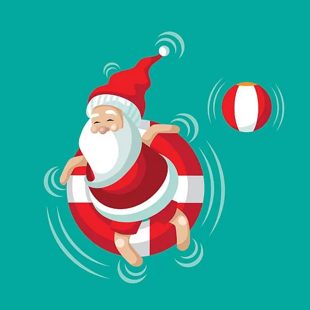 Swimming with Santa — Deer Park — official source image