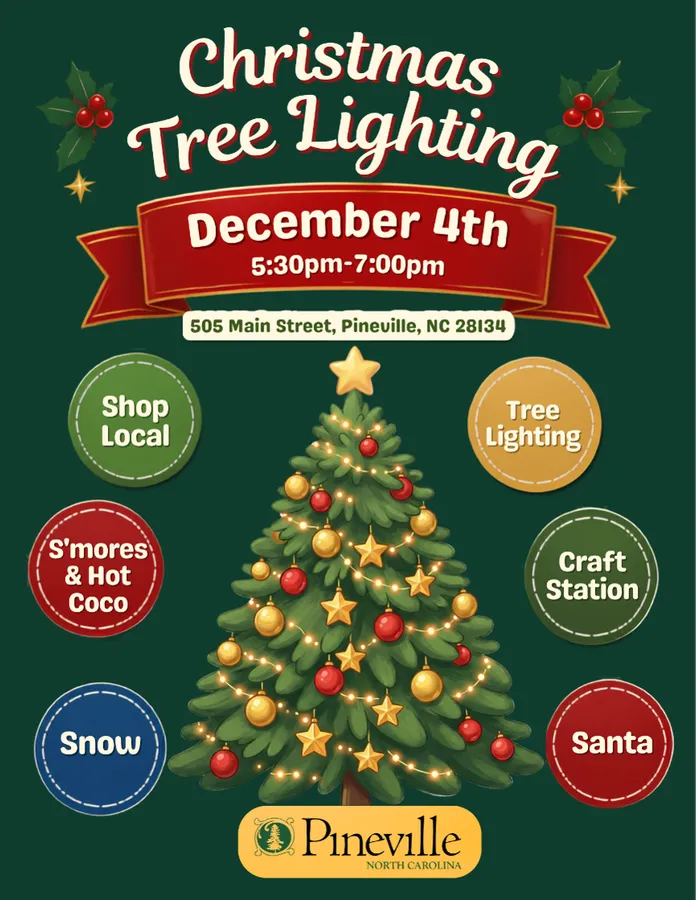 Town of Pineville Tree Lighting — official source image
