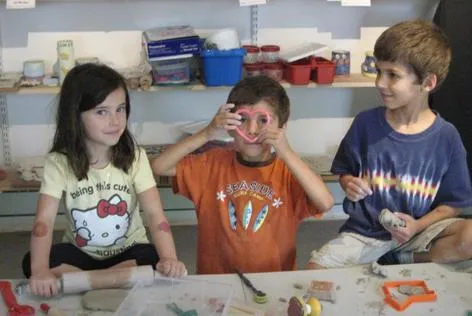 Kids Clay Room Handbuilding and Wheelthrowing Classes — program image