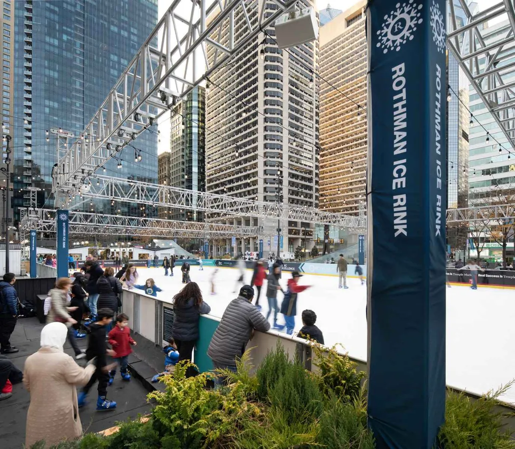 Rothman Orthopaedics Ice Rink at Dilworth Park — official source image