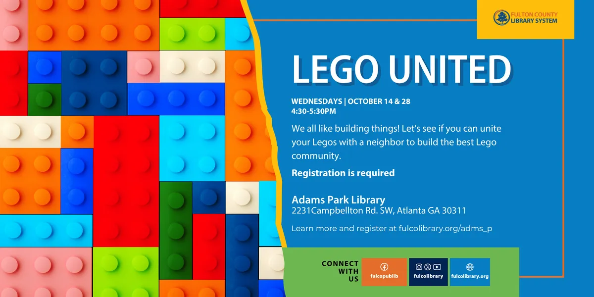 LEGO United — Adams Park Library — official source image