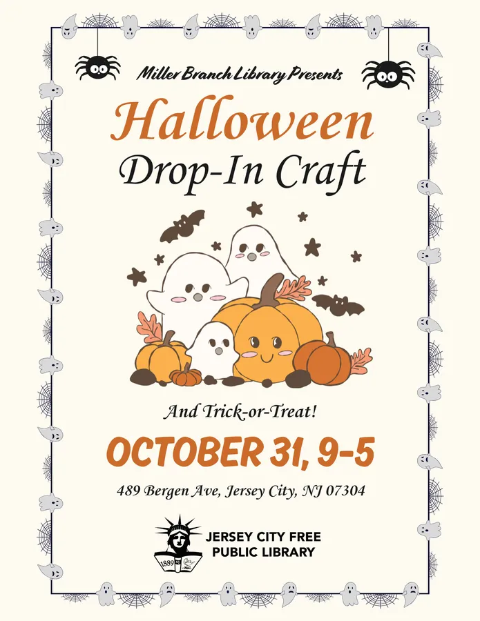 Halloween Drop-In Crafts and Trick-or-Treat — Miller Branch — official source image