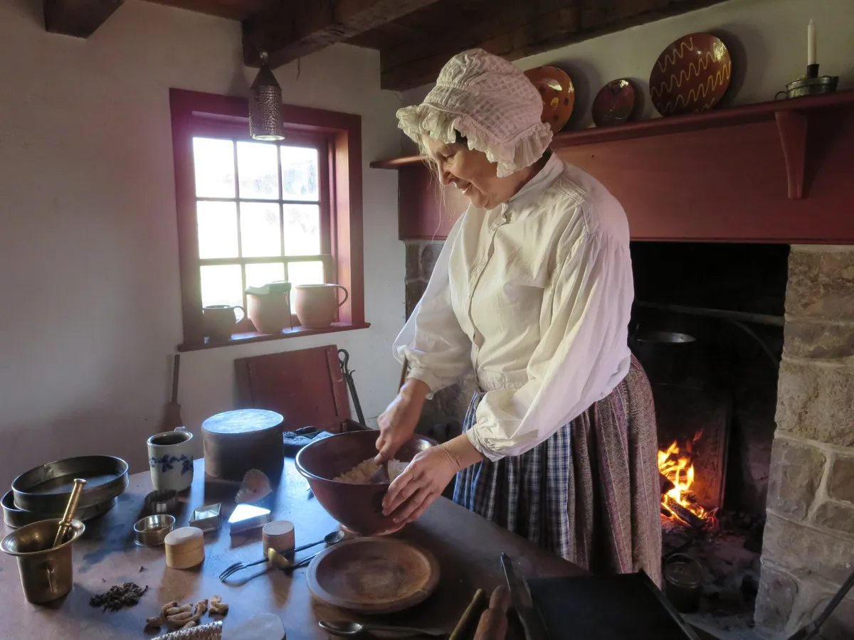 Gingerbread in the Log House at the Mercer Museum — official source image