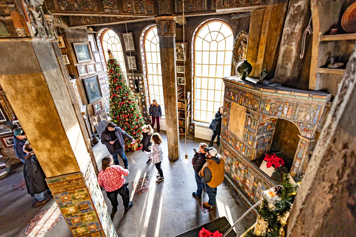 Holiday Lights Meander at Fonthill Castle — official source image