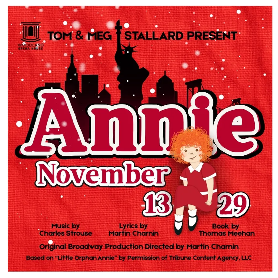 Annie at the Woodland Opera House — official source image