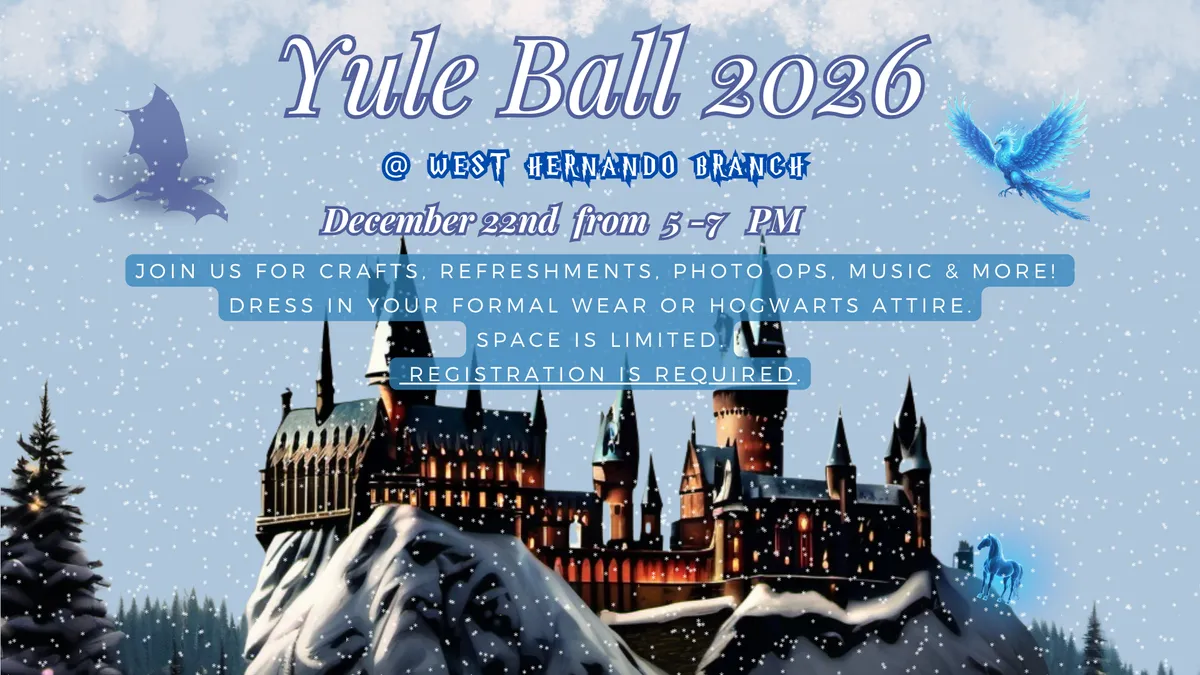 Yule Ball @ West Hernando Branch — official source image