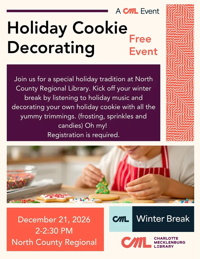 Holiday Cookie Decorating — North County Regional Library — official source image