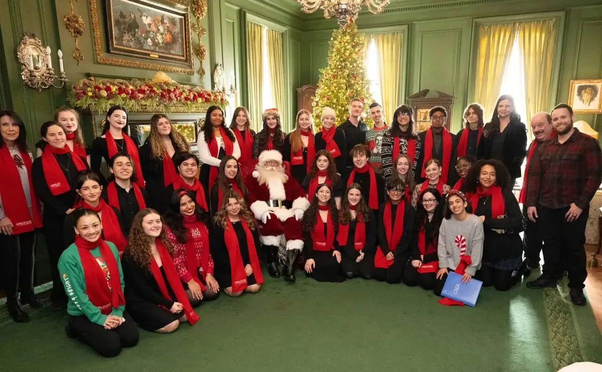 Holiday Caroling with the Long Island High School for the Arts — Old Westbury Gardens — official source image