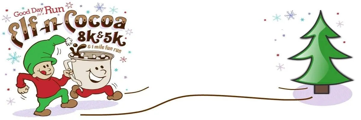 Elf 'N' Cocoa 8K/5K and 1 Mile Kids Run — official source image