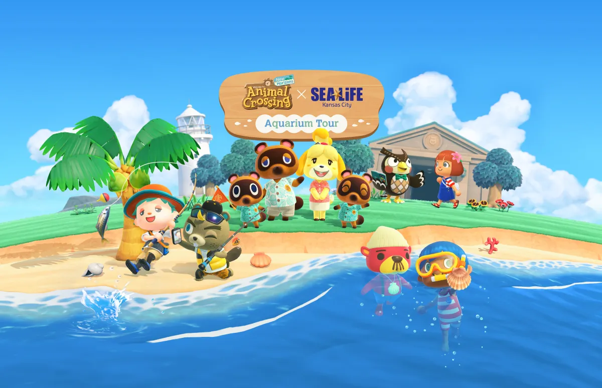 Animal Crossing Aquarium Tour at SEA LIFE — official source image