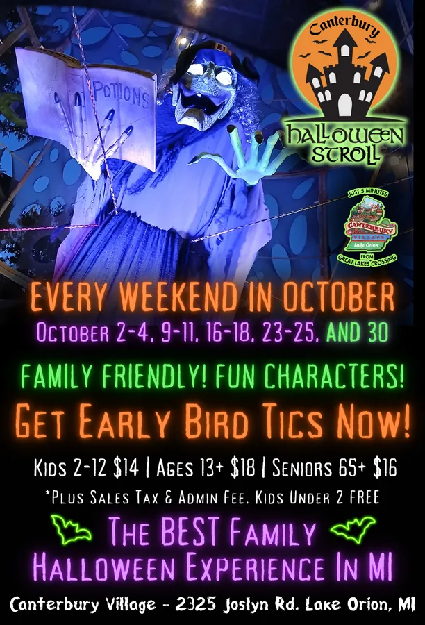 Canterbury Village Halloween Stroll — official source image