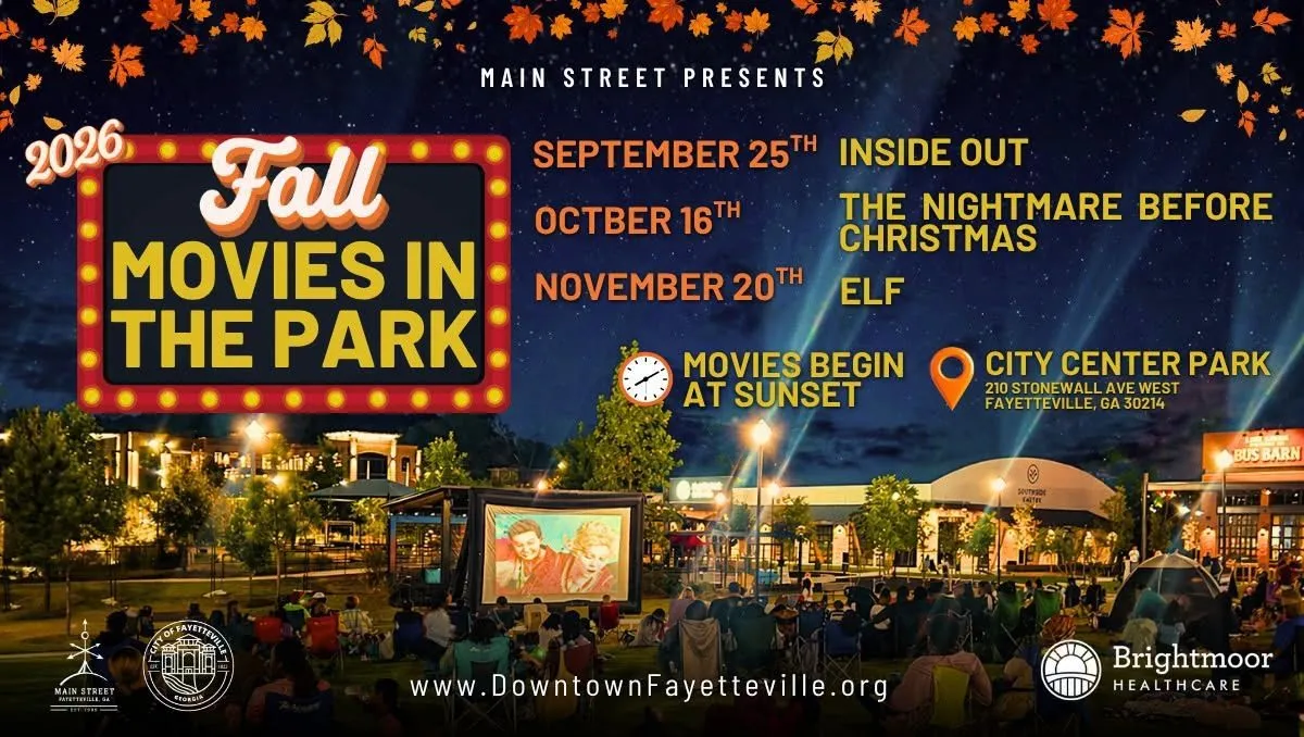 Movies in the Park: Elf — Fayetteville City Center Park — official source image