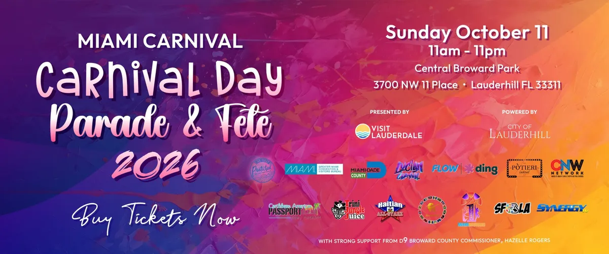 Miami Broward Carnival — Parade & Concert 2026 — official source image