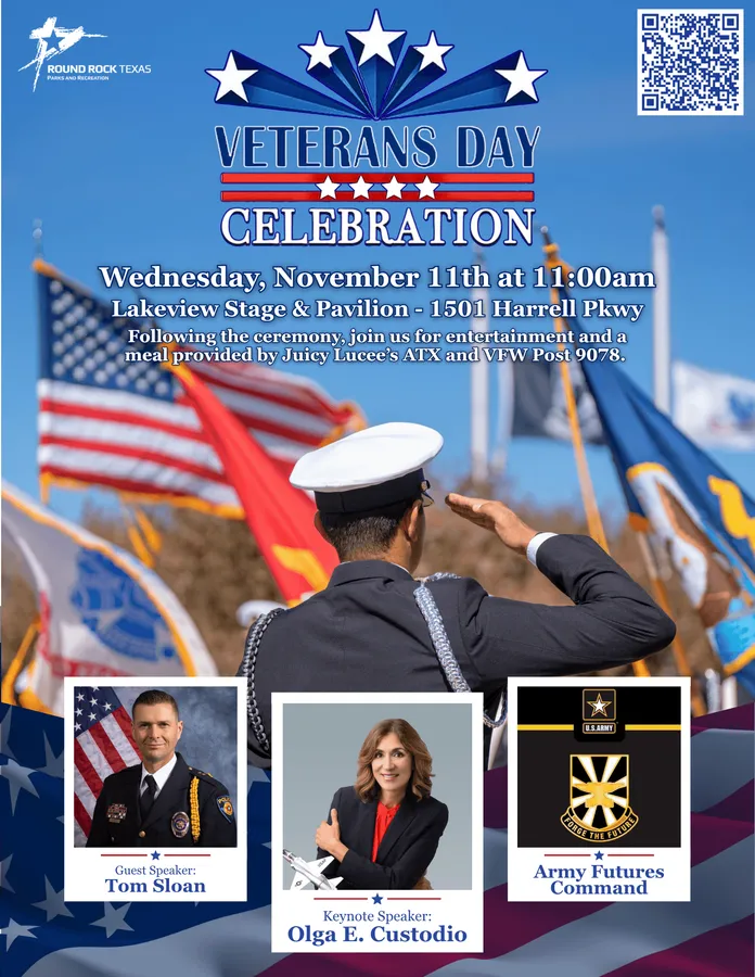 Round Rock Veterans Day Celebration — official source image