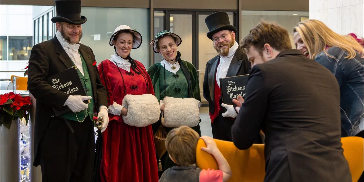 The Dickens Carolers – Kent Panther Lake Library — official source image