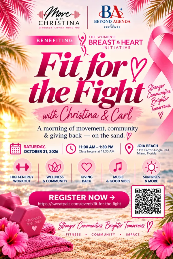 Fit For The Fight: A Miami Fitness Event to Support Breast Cancer Awareness — official source image