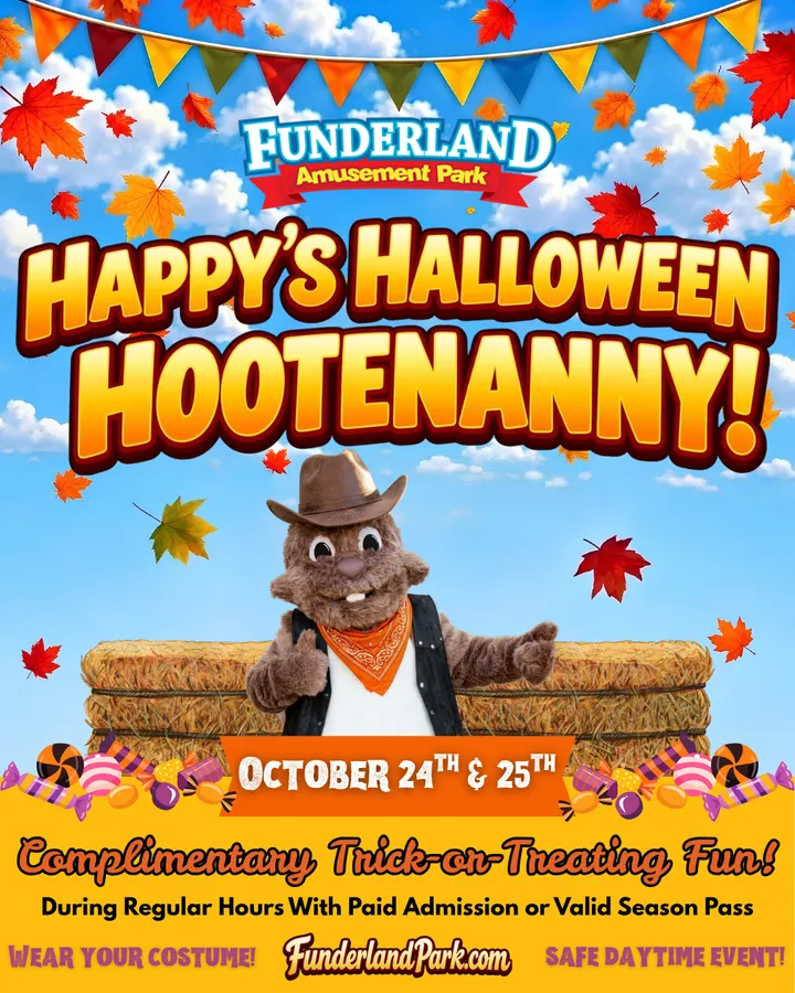 Trick-or-Treating at Funderland (Halloween weekends) — official source image