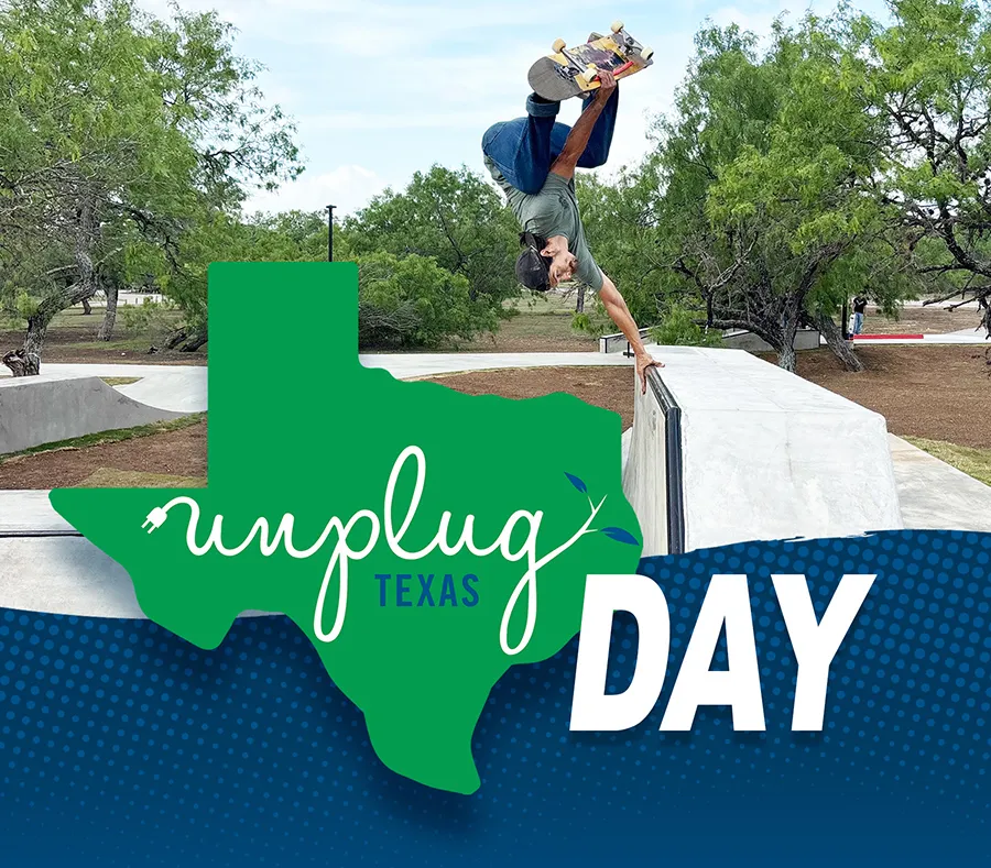 Unplug Texas Day at Southside Lions Skate Park — official source image
