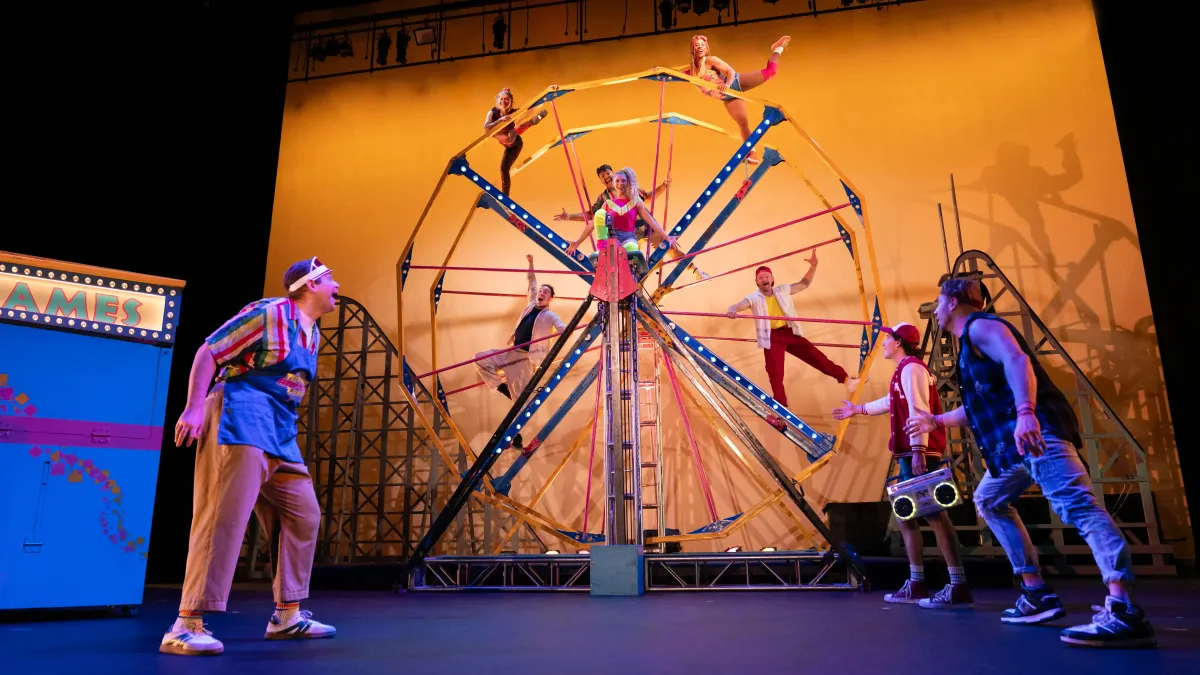 Tilt! An '80s Circus Thrill Ride — Cirque Mechanics at New Victory — official source image