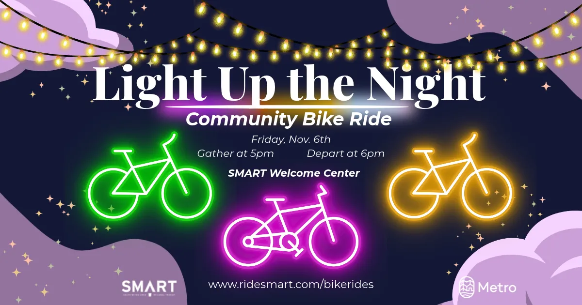 Light Up the Night Community Bike Ride — Wilsonville — official source image