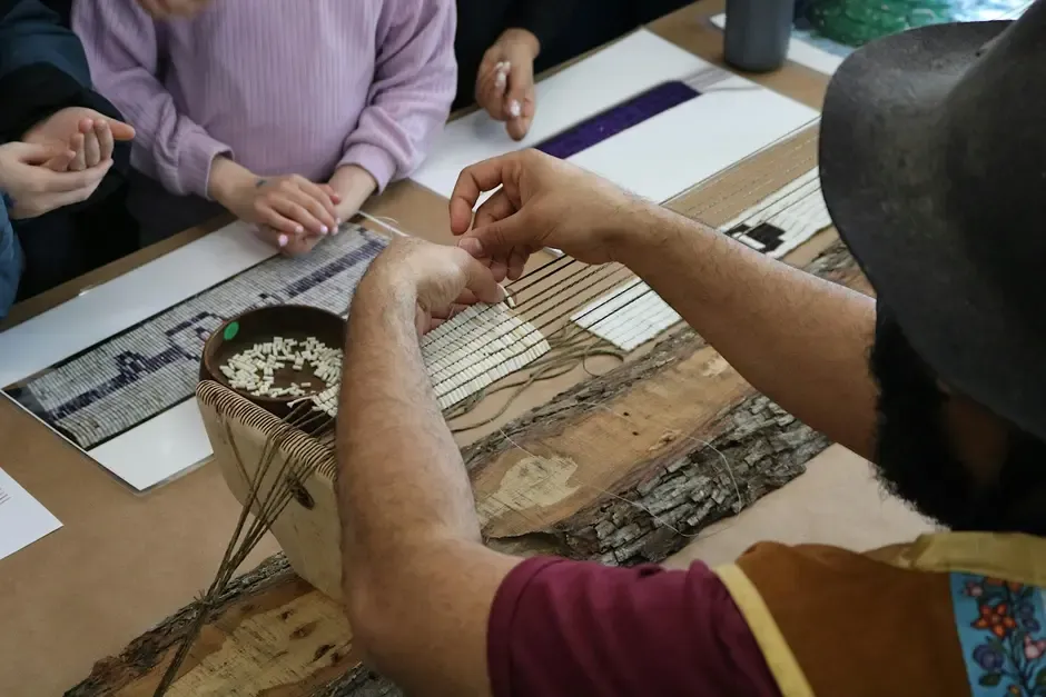 Wampum Belt Making — Indigenous Peoples’ Day — official source image