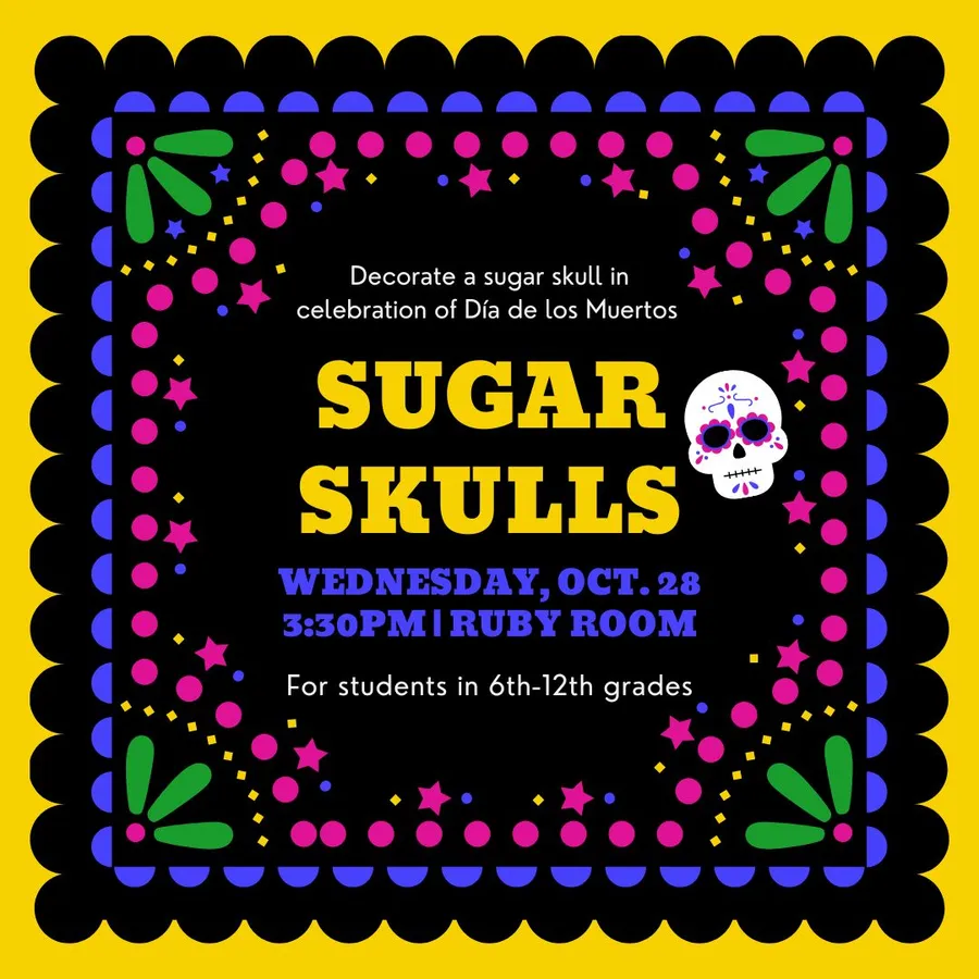 Teens Create: Sugar Skull Decorating — Coronado Library — official source image