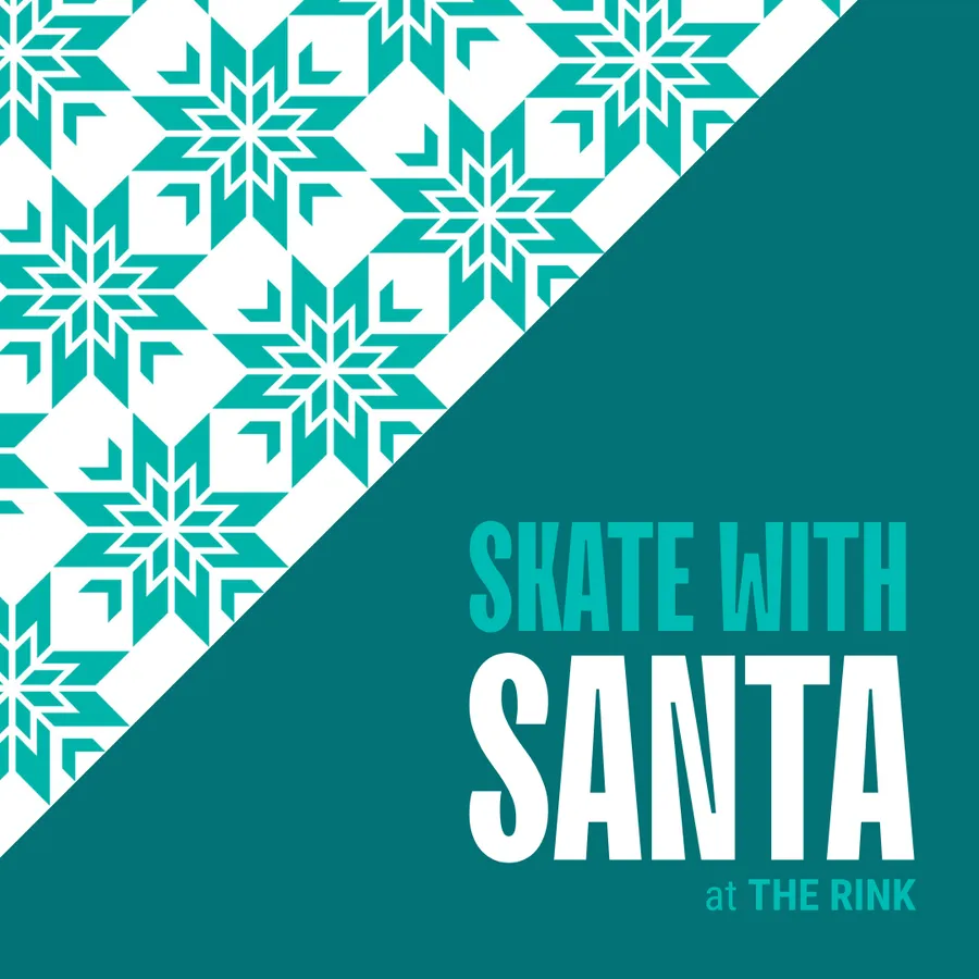 Skate with Santa at The Rink at Block 59 — Naperville — official source image