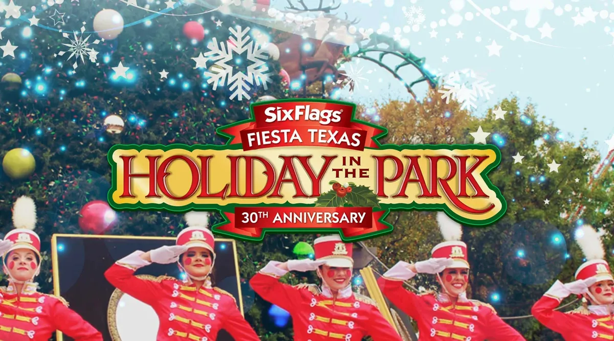 Holiday in the Park at Six Flags Fiesta Texas — official source image