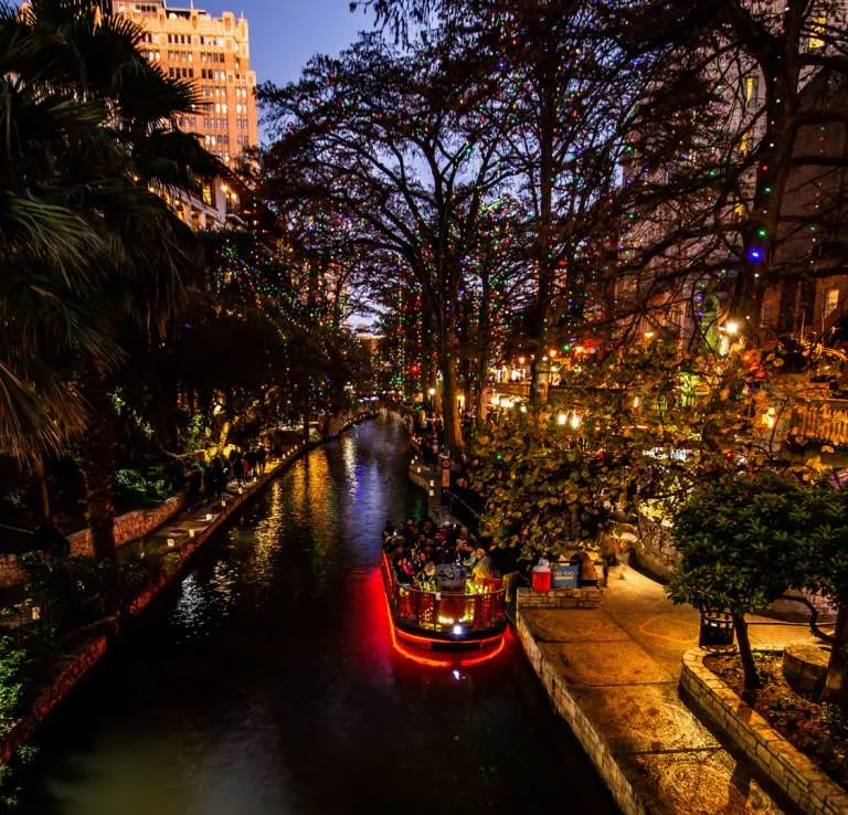 Ford Holiday Boat Caroling on the River Walk — official source image