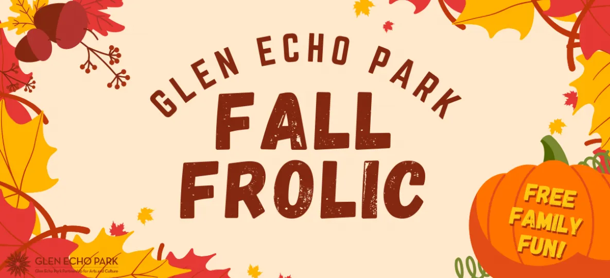 Glen Echo Park Fall Frolic 2026 — official source image