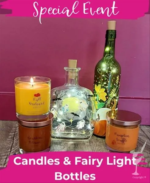 NEW! Fairy Light Bottles & Candles Workshop — official source image