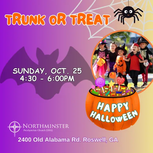 Trunk or Treat — Northminster Presbyterian Church, Roswell — official source image