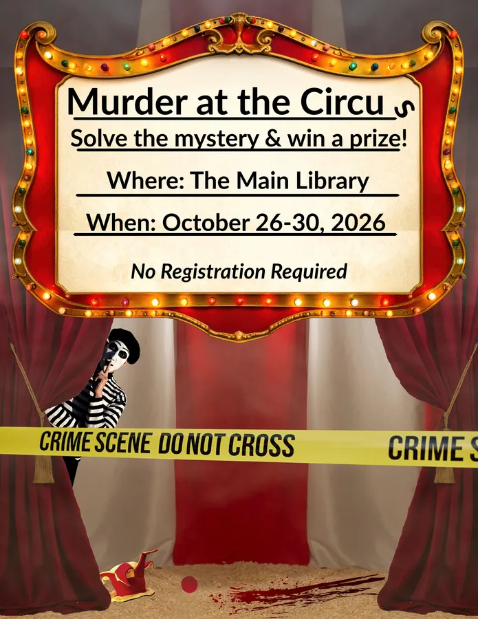 Murder at the Circus - A Family Program — official source image