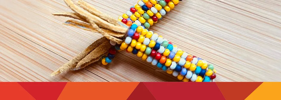 Beaded Corn Centerpieces at Express Library West Arvada — official source image