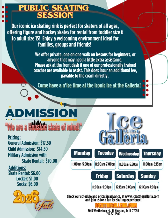 Ice at the Galleria — official source image