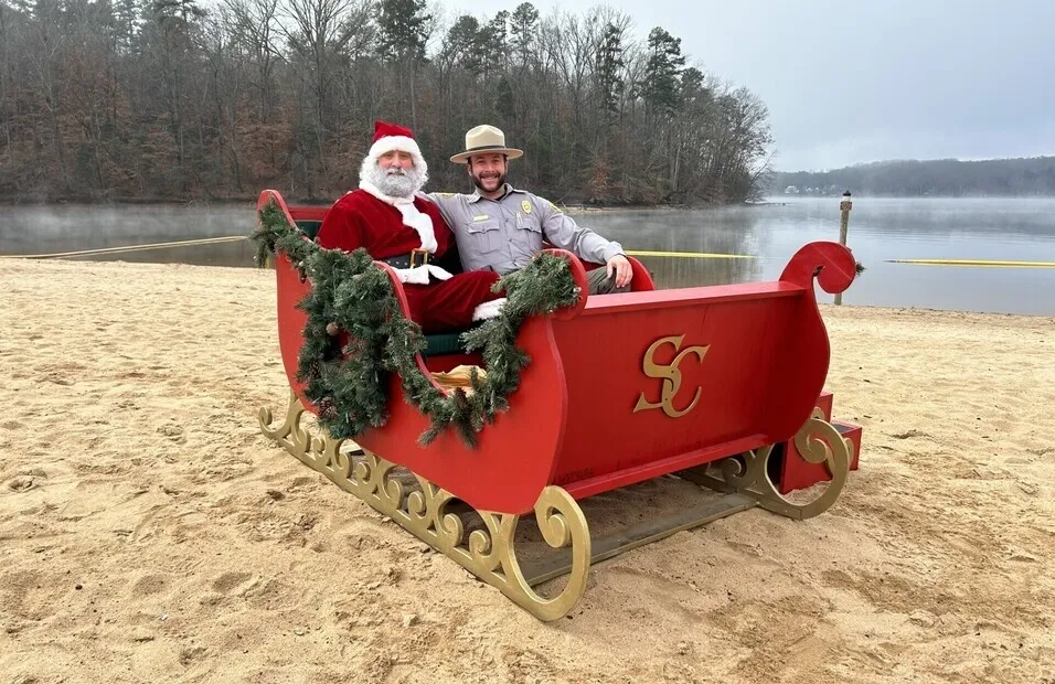 Santa at the Lake — official source image
